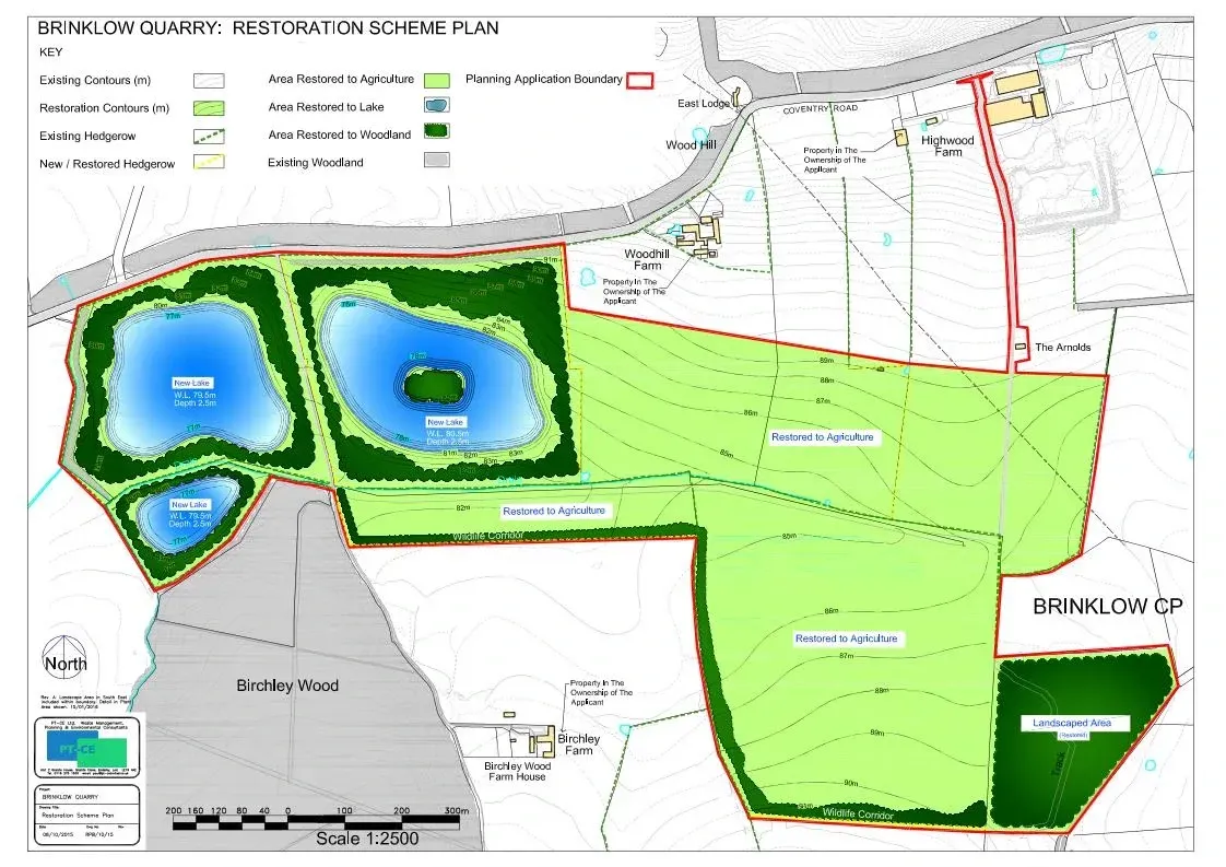 quarry restoration plan
