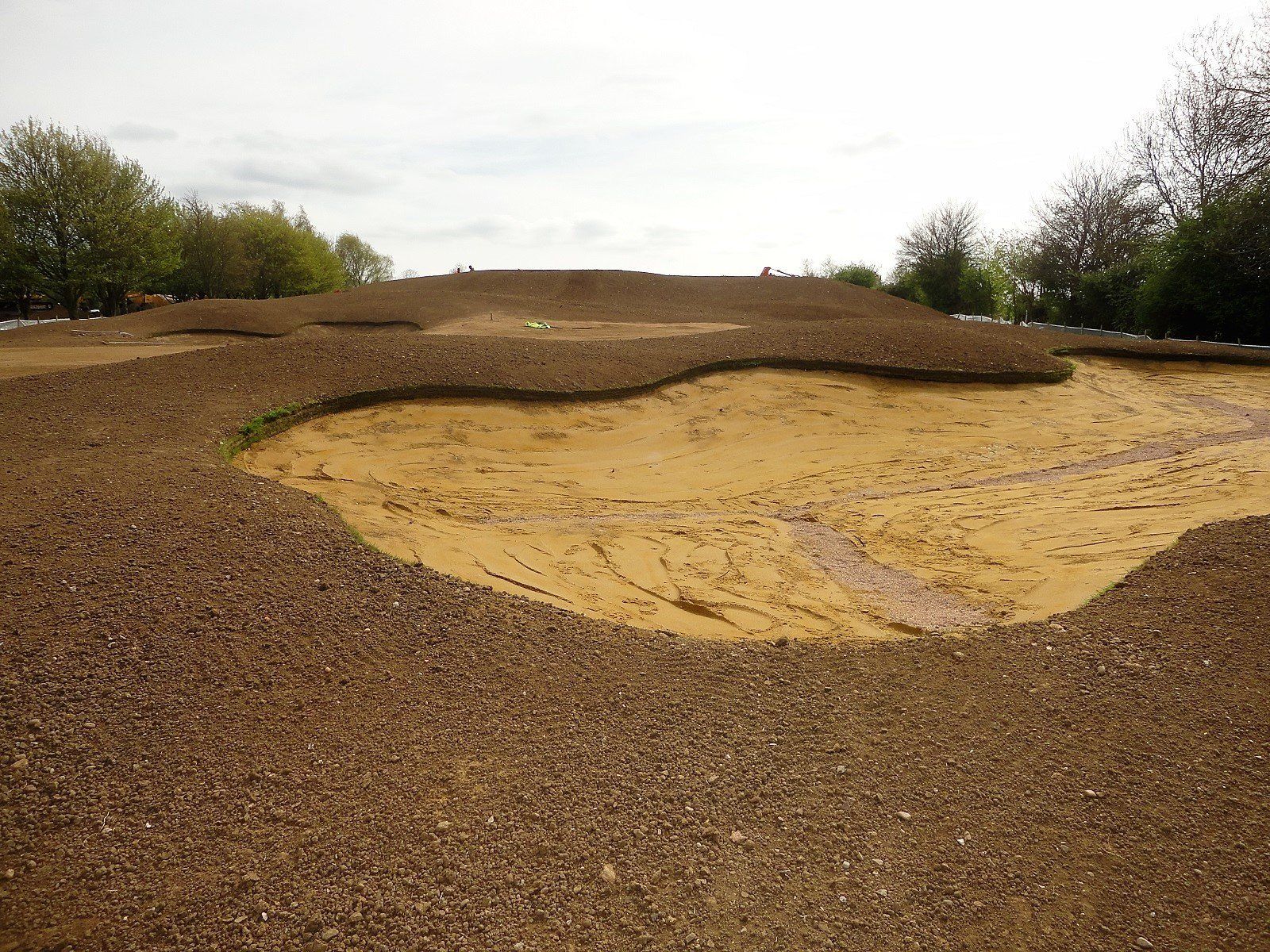 bunkers under construction