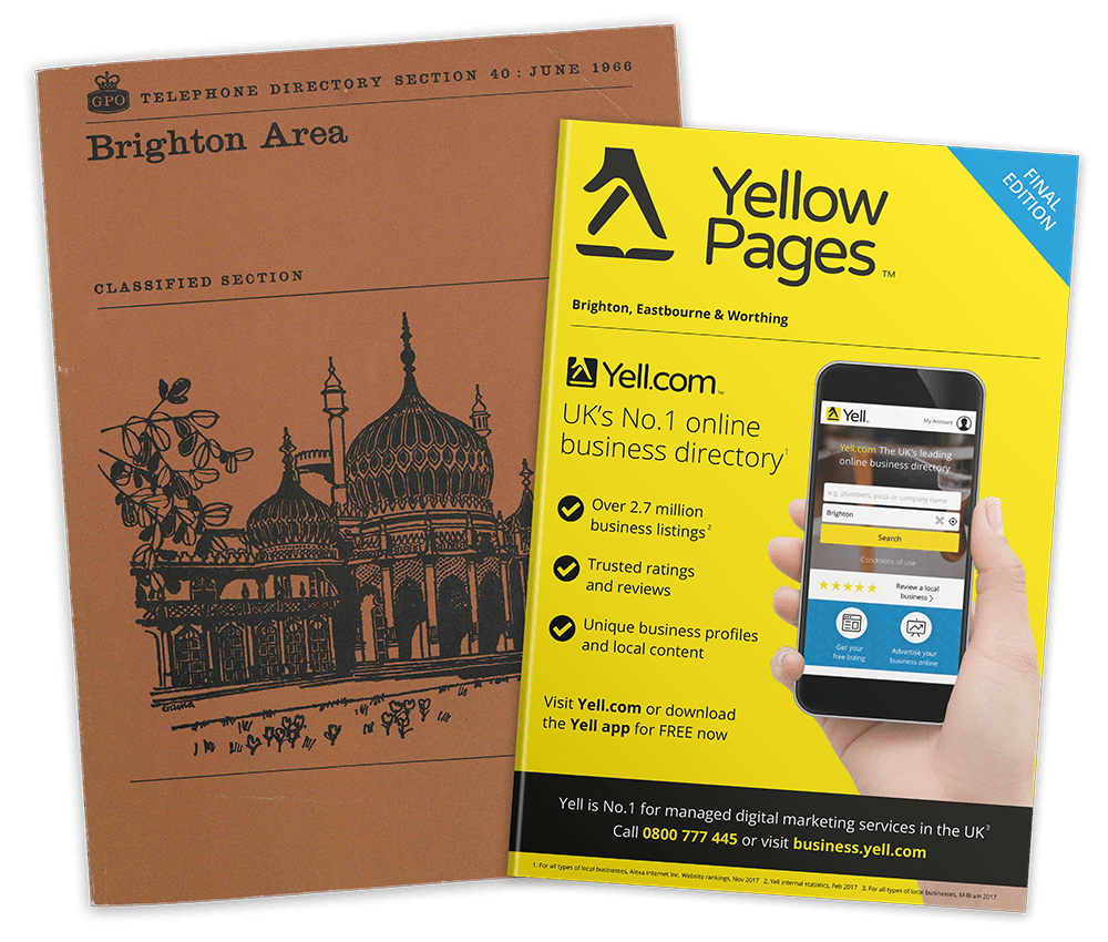 First and last Yellow pages