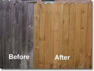 Fence Before And After Cleaning — Melbourne, Florida — A Absolute Mobile Auto Detailing