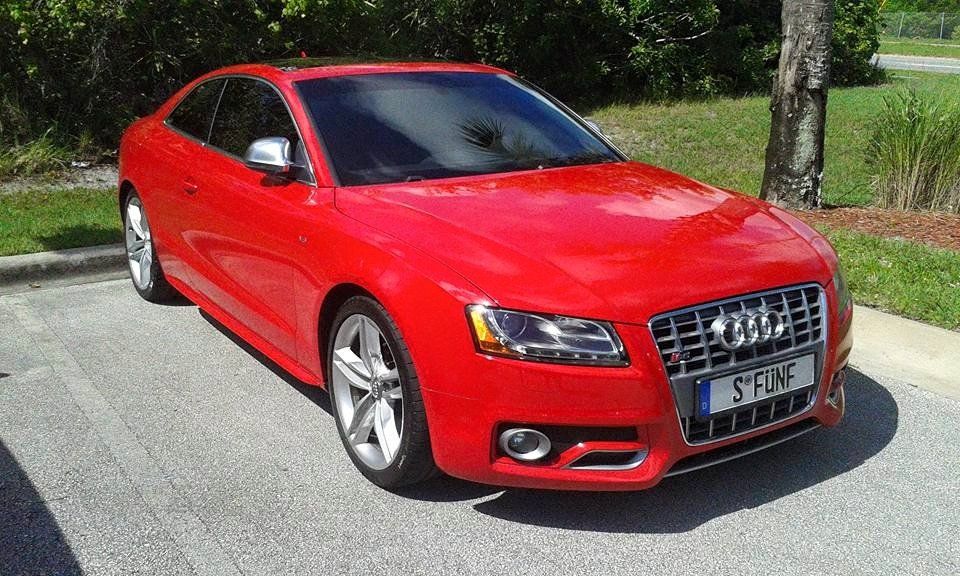 Red Audi Car — Melbourne, Florida — A Absolute Mobile Auto Detailing