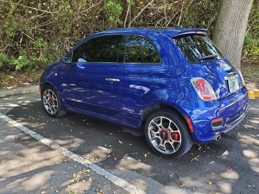 Blue Small Fiat Car — Melbourne, Florida — A Absolute Mobile Auto Detailing