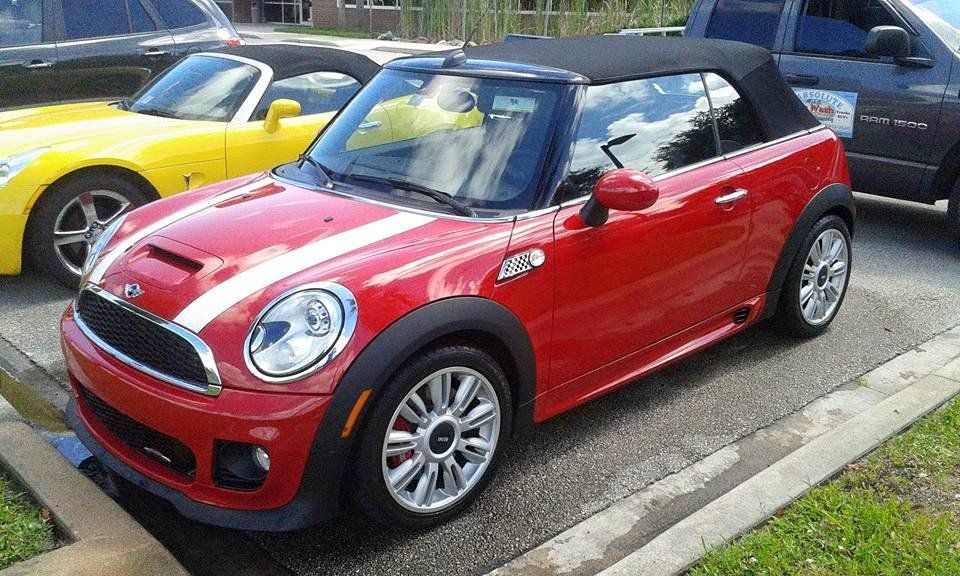 Red Fiat Car Exterior — Melbourne, Florida — A Absolute Mobile Auto Detailing