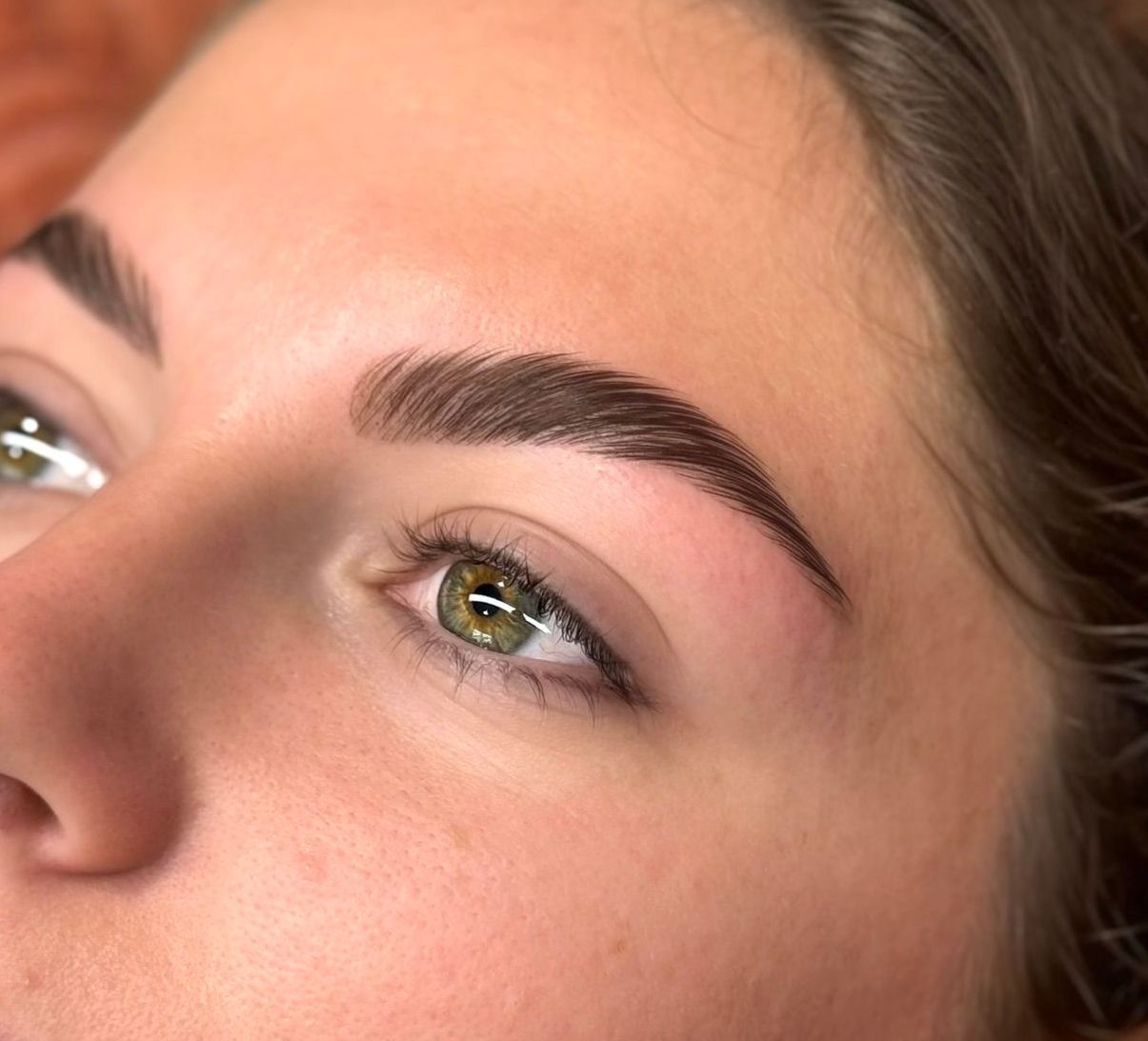 brow lamination and dye and open eye
 — Envy Cosmetic Collective in Maitland, NSW
