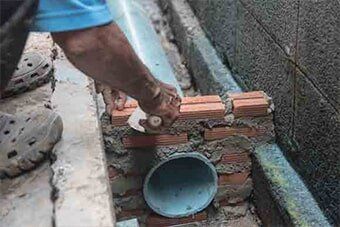Installing Sewer Line — Fairfield, PA — Alexander's Plumbing, Pumps & Water Treatment