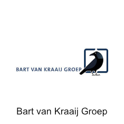 Logo: Black crow in a blue square,