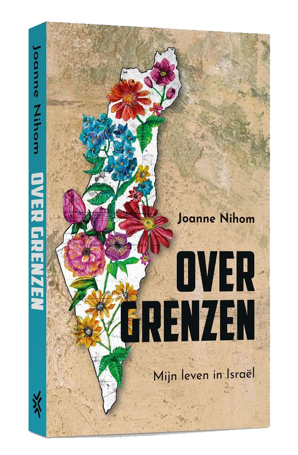 Omslag 'Over grenzen', het non-fictie boek van Joanne Niham