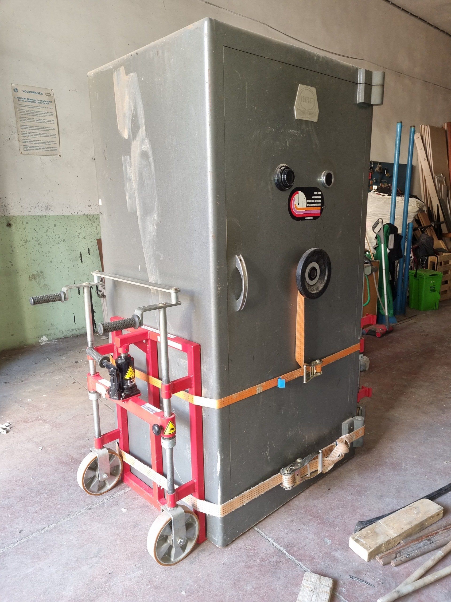 movimentazione cassaforte