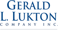 The logo for gerald l. lukton company inc.