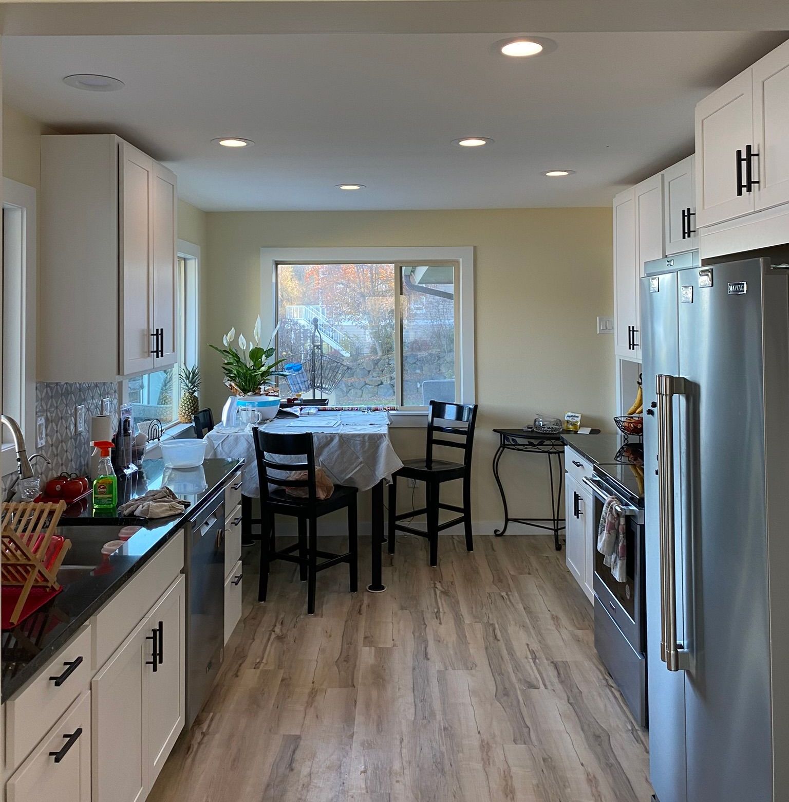 A charger is attached to the side of a building.