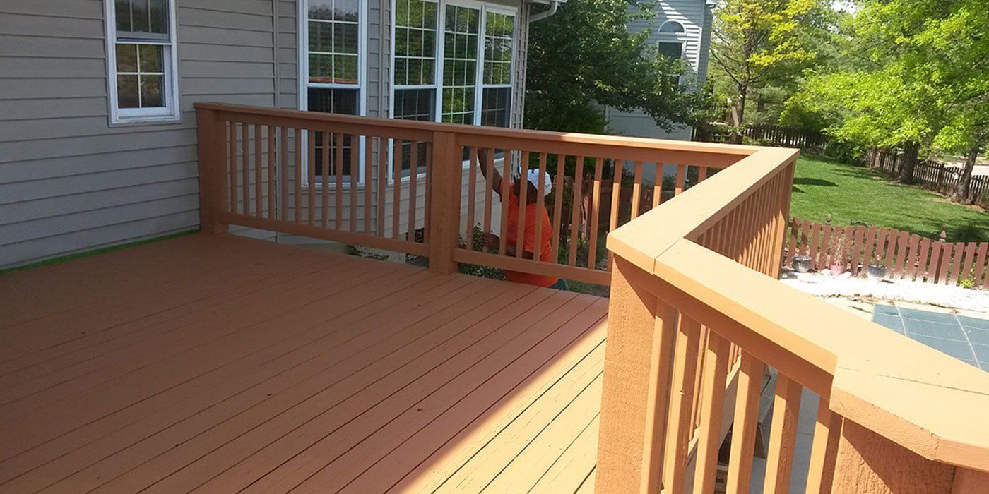 Wooden House Deck