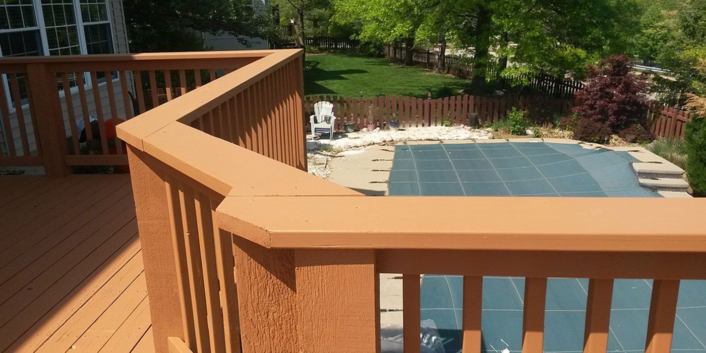 Newly Painted Stair Handles