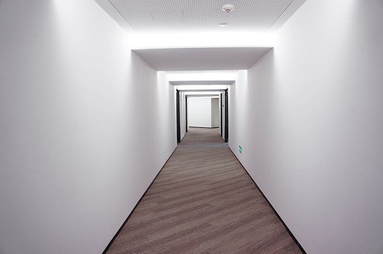 Long Corridor in Office Building — Des Moines, IA — Rowe & Baker Painting LLC