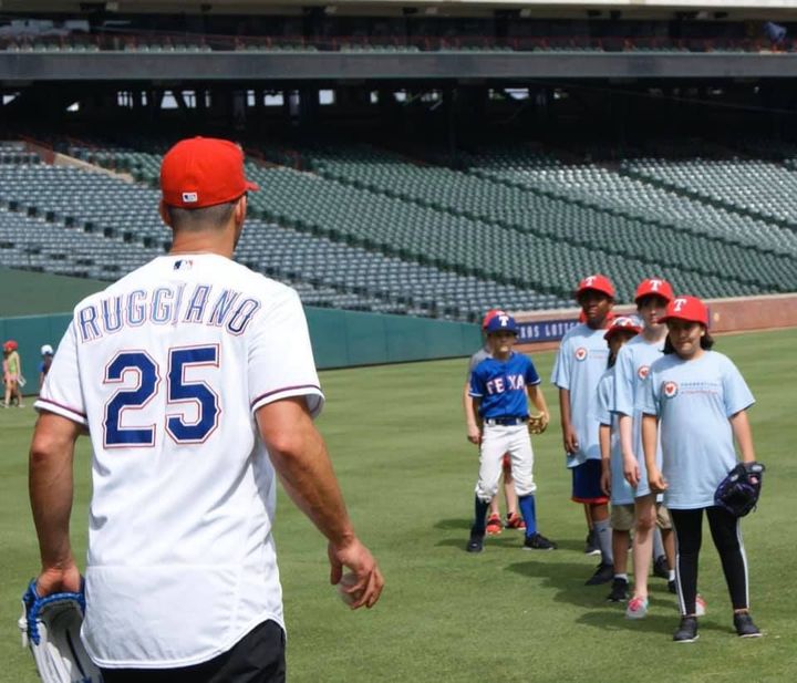 A baseball player with the number 25 on his back