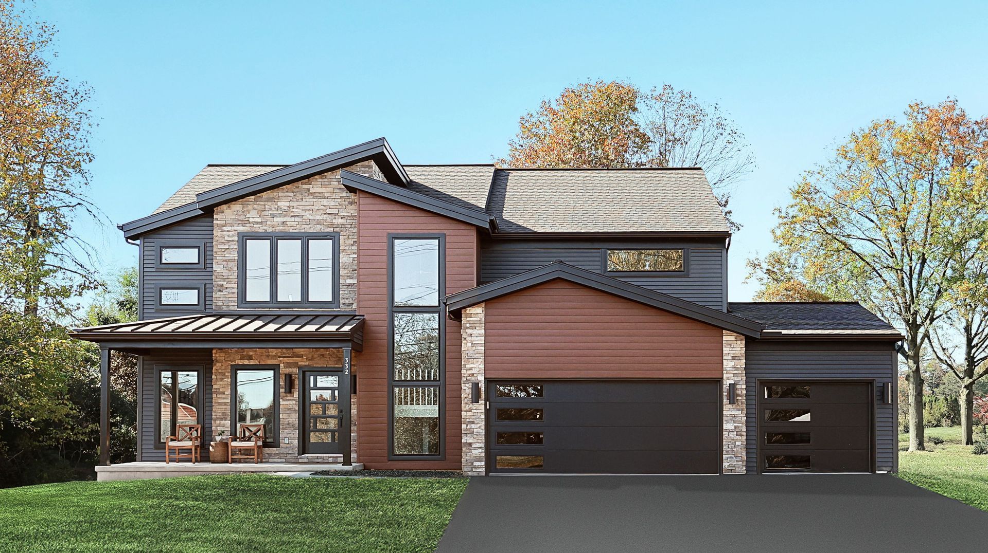 Charlotte New Home in Hershey PA Exterior View