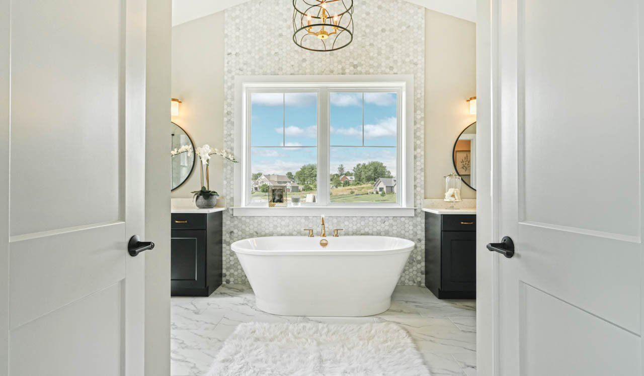 Silverbrooke model home owners bathroom