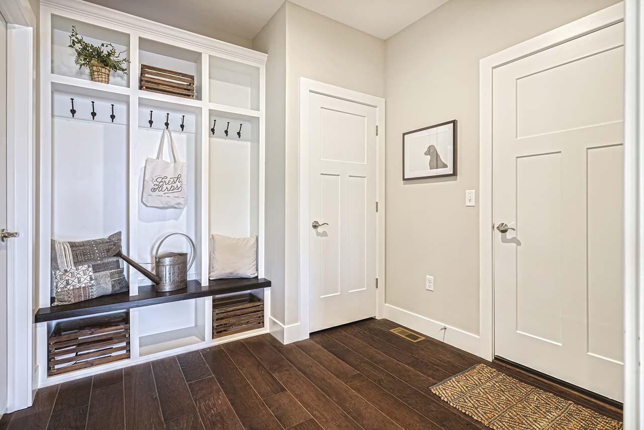 mudroom in Cortland Park home