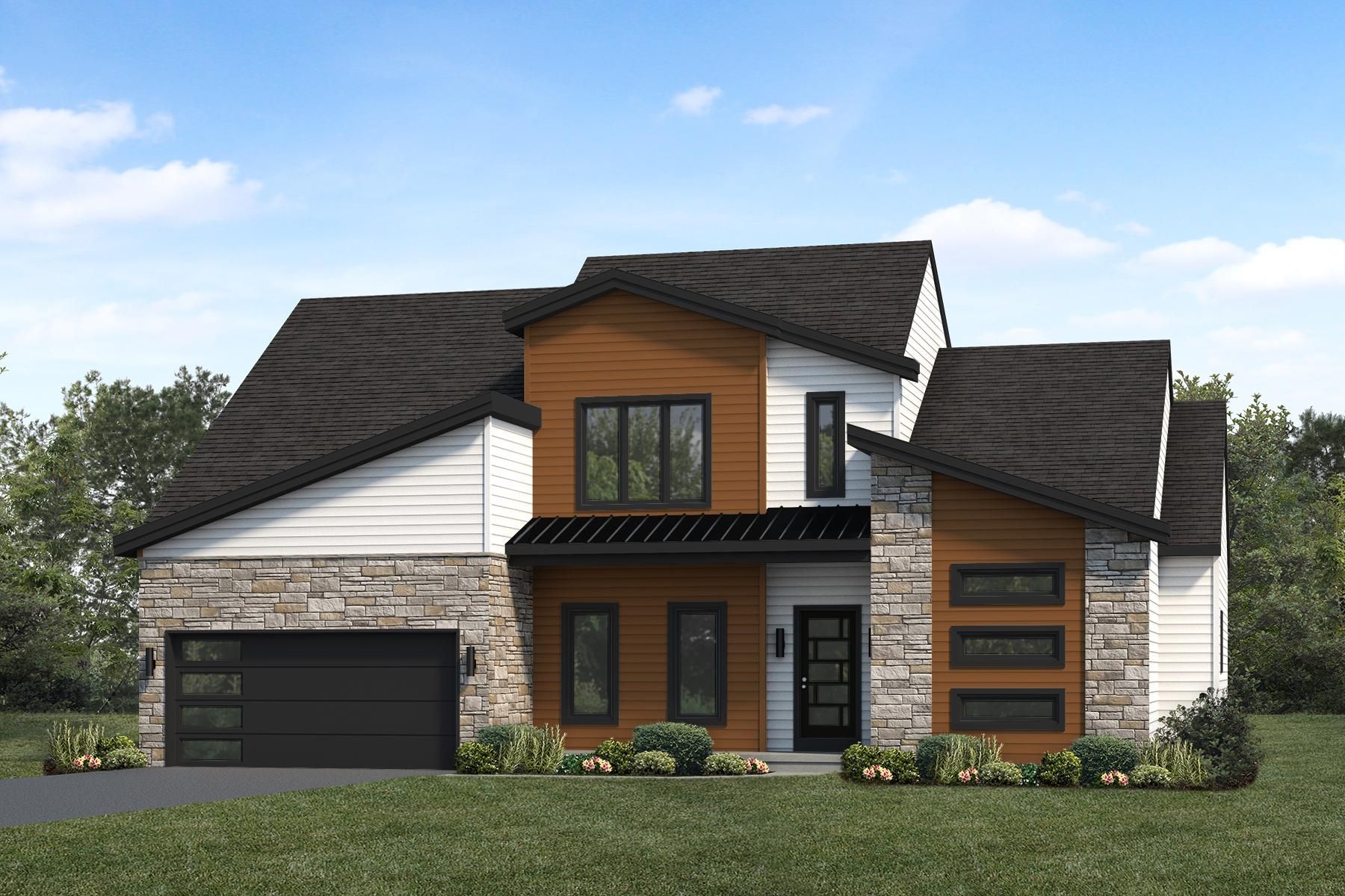 The Hunter Home Plan Contemporary Exterior Design