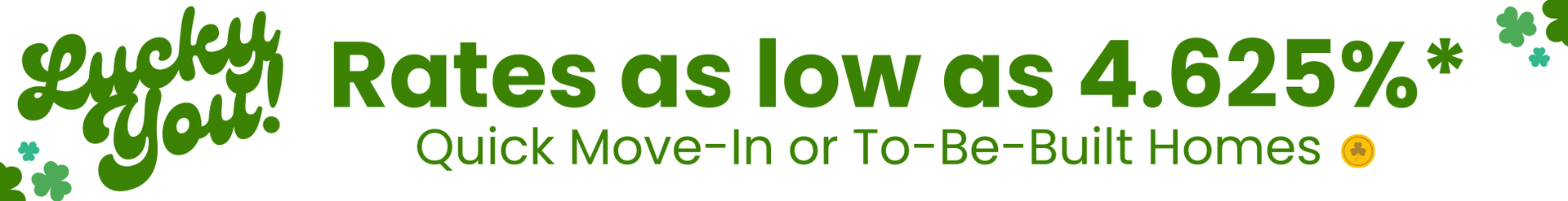 New year, new home: save up to $20,000 on a quick move in home.