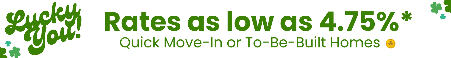 Save on a quick move in home with a rate buydown.