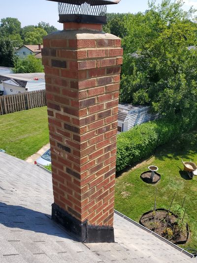 Chimney Flashing And Cap Repair