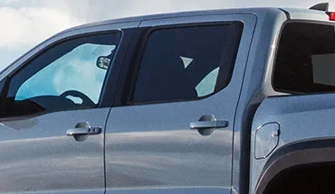 2023 Nissan Nissan Frontier exterior to illustrate rear door alert