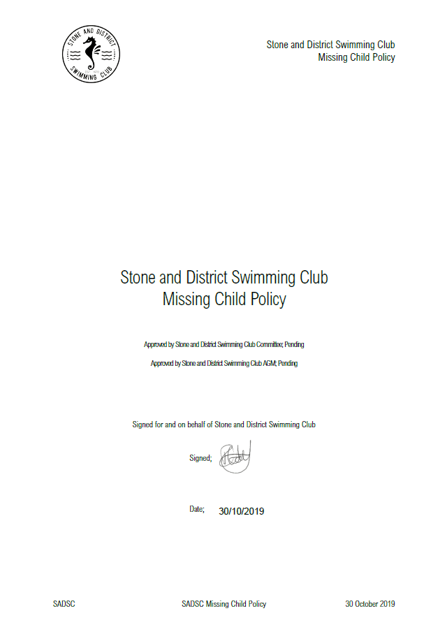 Missing Child Policy