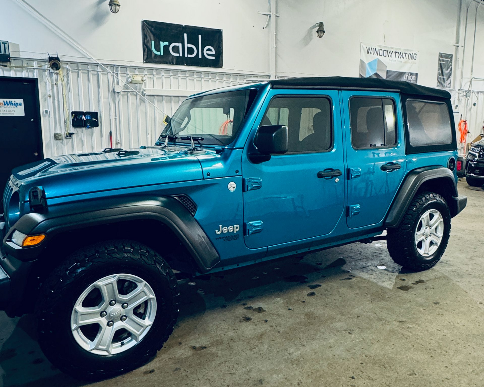 Ceramic coating installation