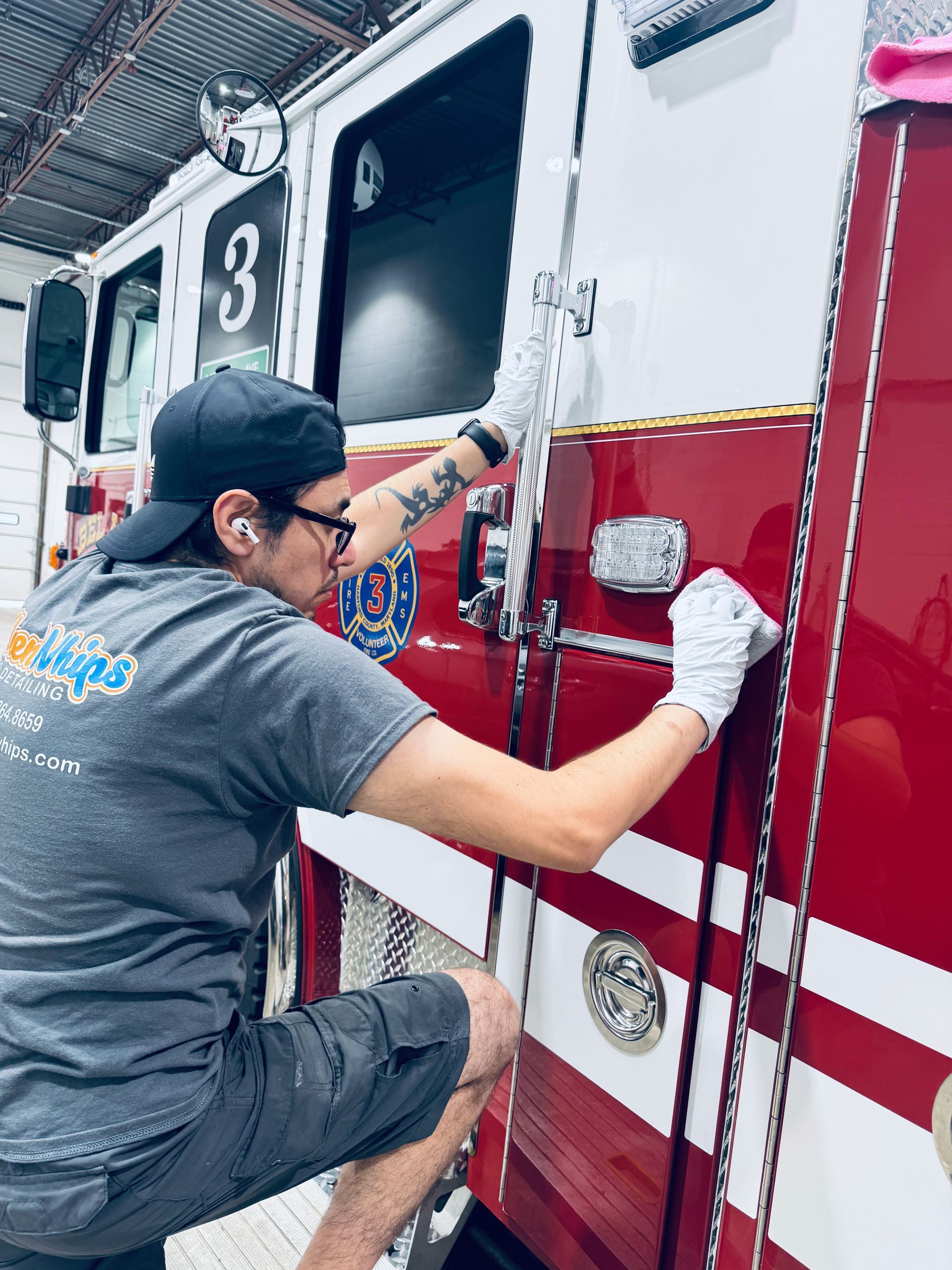 Bel Air Volunteer Fire Company Tower Ladder 3  Ceramic Coating