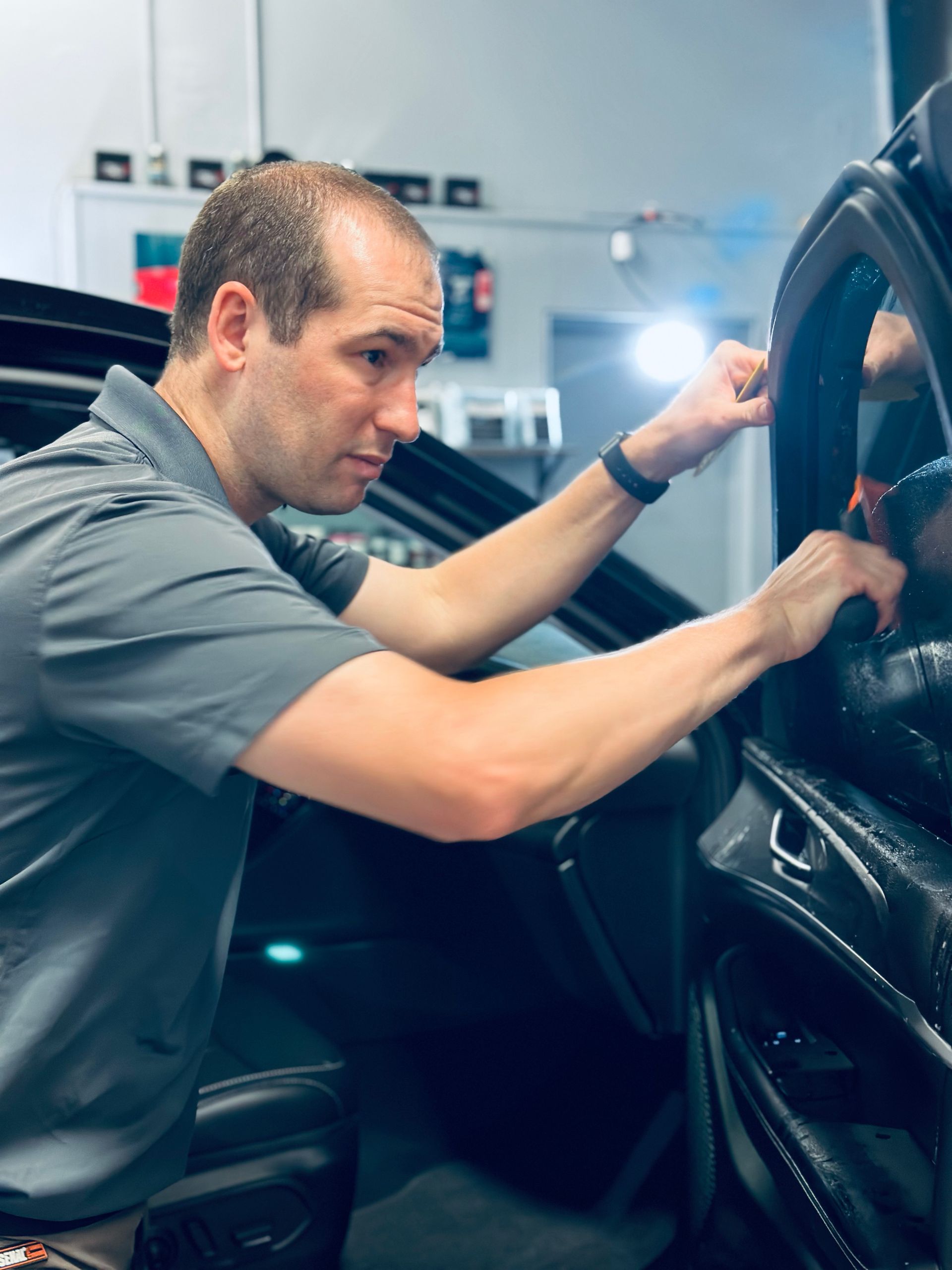 Professional window tinting