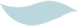 Light blue stylized wave shape.