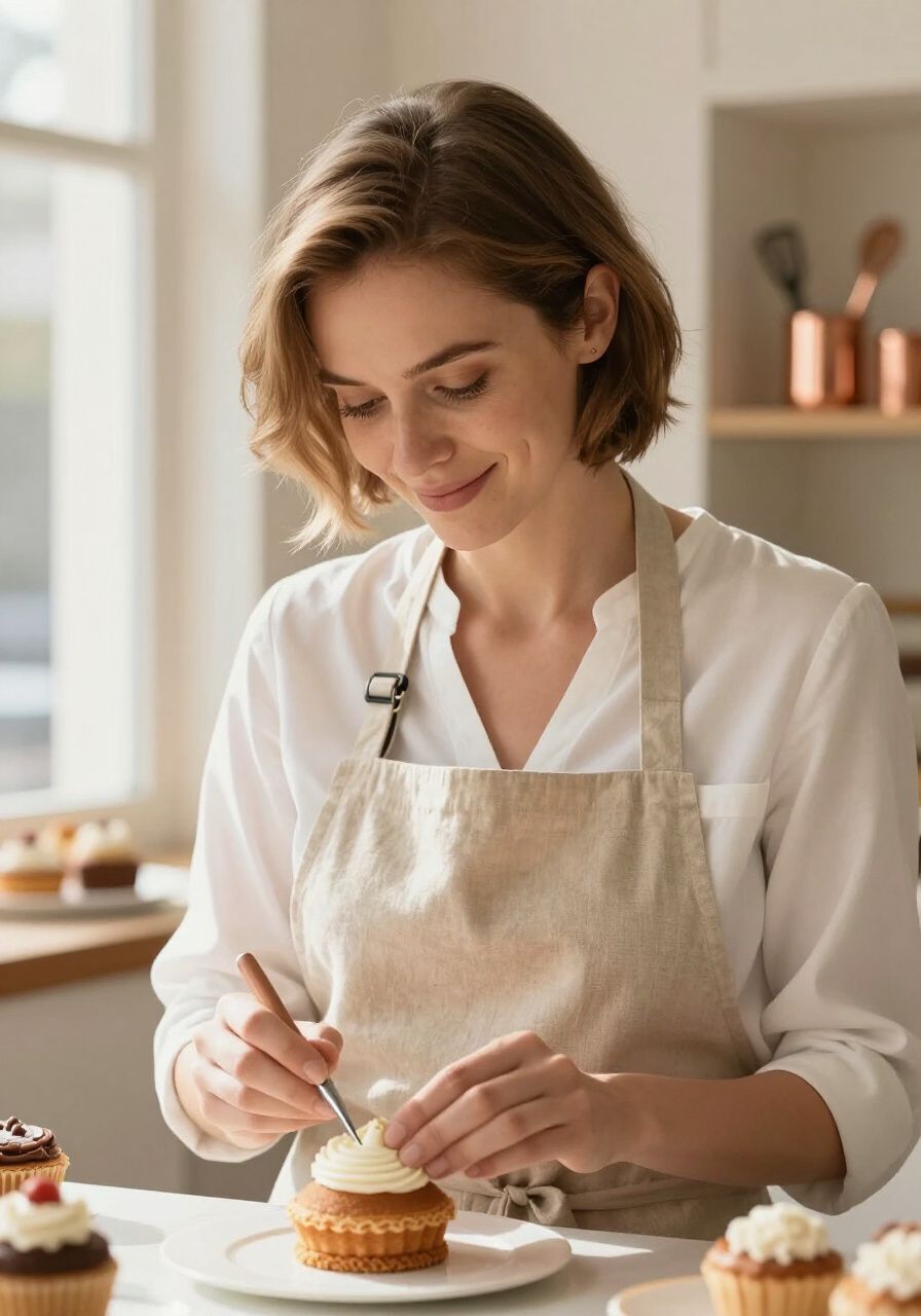 Pastry decorator portrait