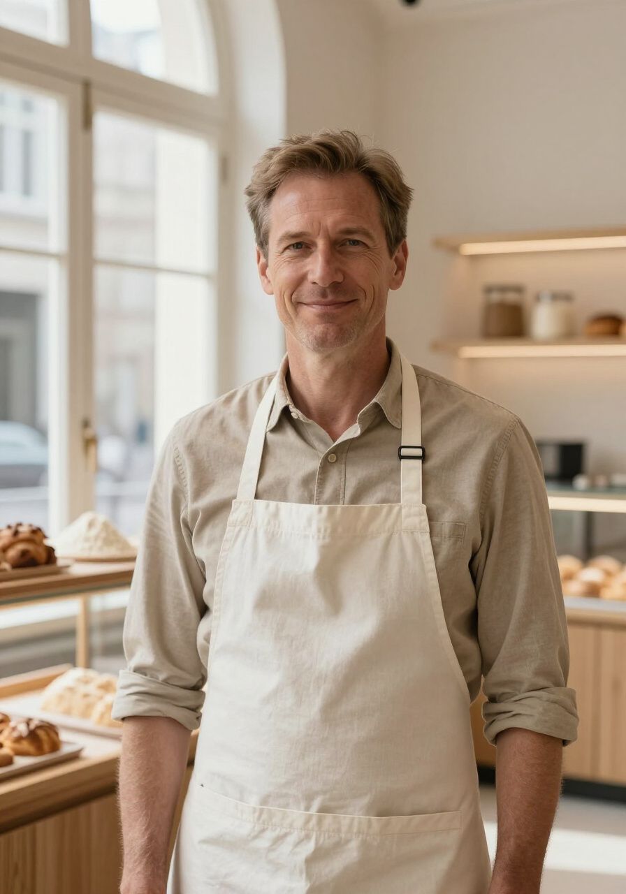 Pastry chef portrait