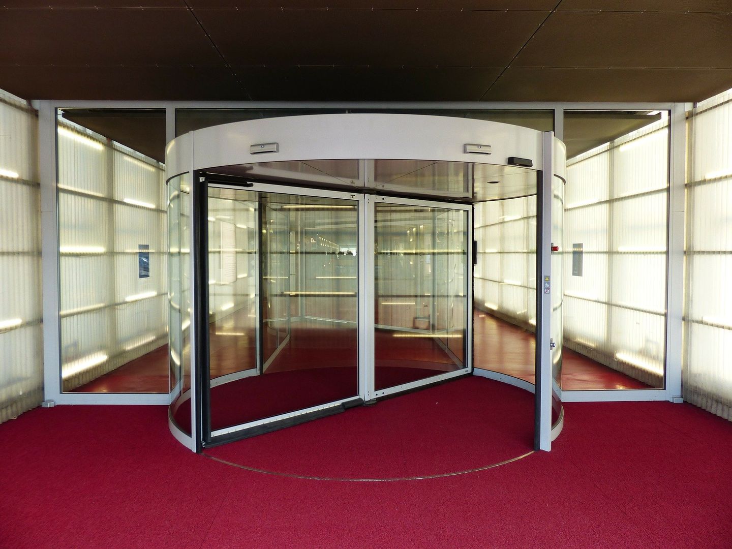 Curved Glass Creations Revolving Glass Door Replacement