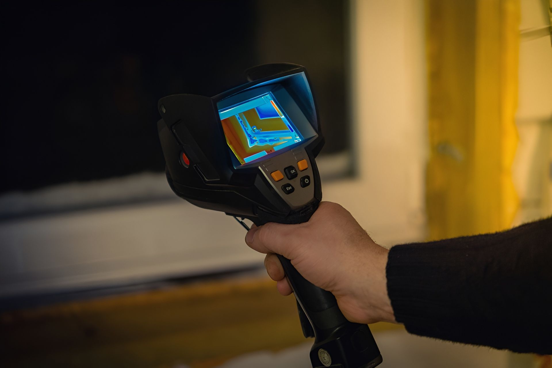 Hand Holding a Thermal Imaging Camera — Taps 'R' Us in Kunda Park, QLD