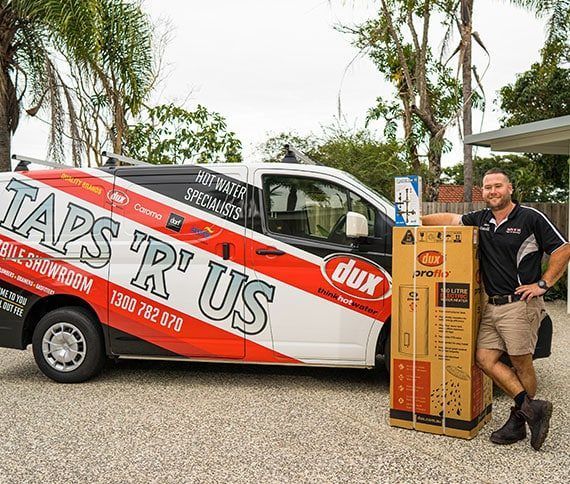 White Electric Water Heater With Connected Plumbing — Taps 'R' Us in Kunda Park, QLD