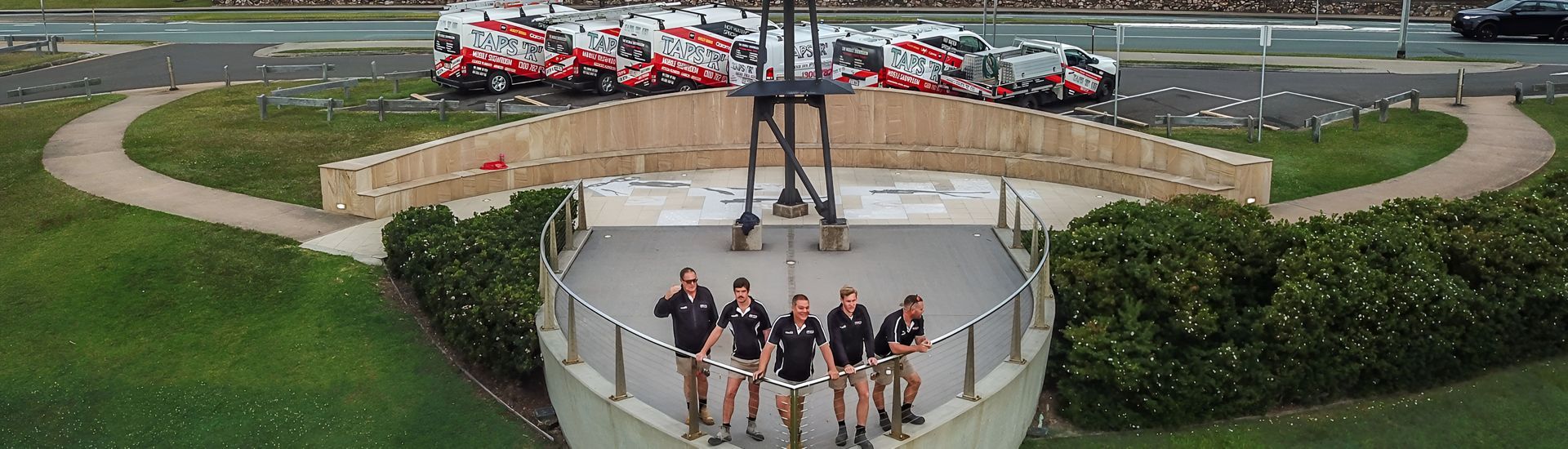 A Trailer Loaded With Boxes is Pulled by a Van — Taps 'R' Us in Kunda Park, QLD