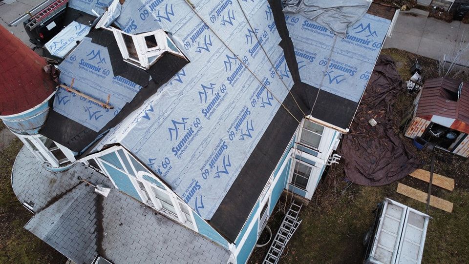 Roof Installation on Huge Home — Wausau, WI — CW Custom Exteriors