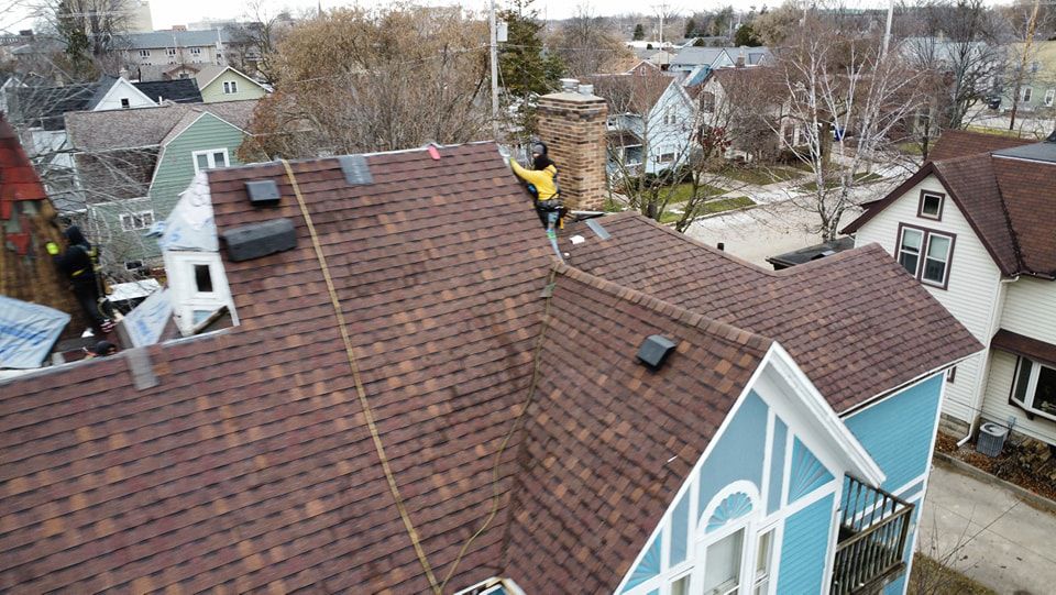Installing a New Roof — Wausau, WI — CW Custom Exteriors