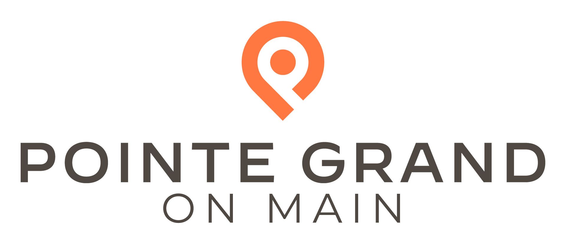 Pointe Grand on Main Colorful Logo.