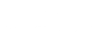 Pointe Grand on Main white logo.