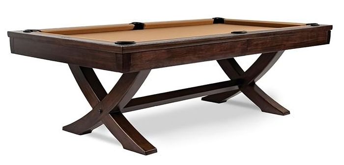 Pool Table With Wooden Frame