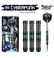 AI Cyberpunk Steel Tip Dart Set - 90% Tungsten Barrels