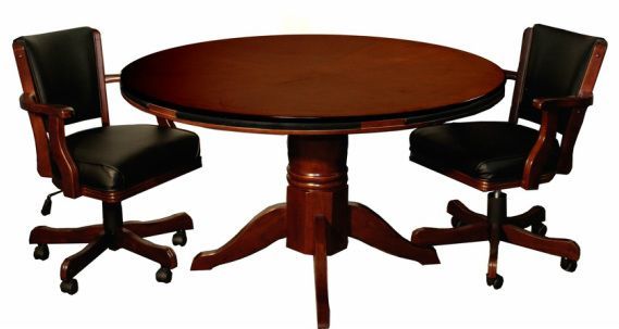 Round Table With Two Chairs