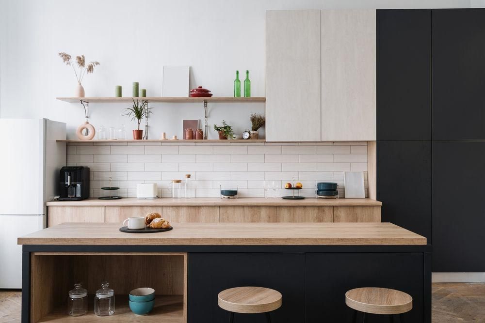 Kitchen With Custom Cabinetry