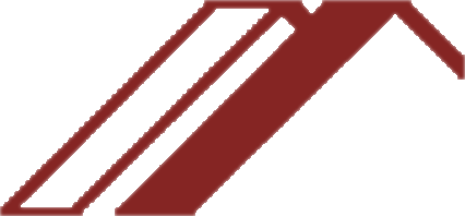 Blue and red heart-shaped graphic; each side has stylized strokes converging at the top, suggesting unity.