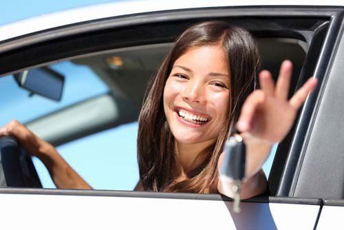Woman is happy with the locksmith service in Thomasville, NC