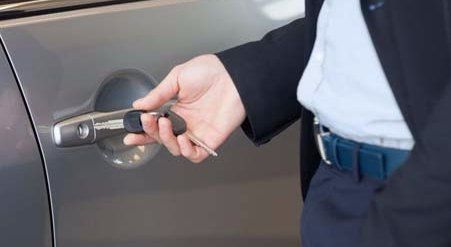 Car locksmith services being performed in Thomasville, NC 