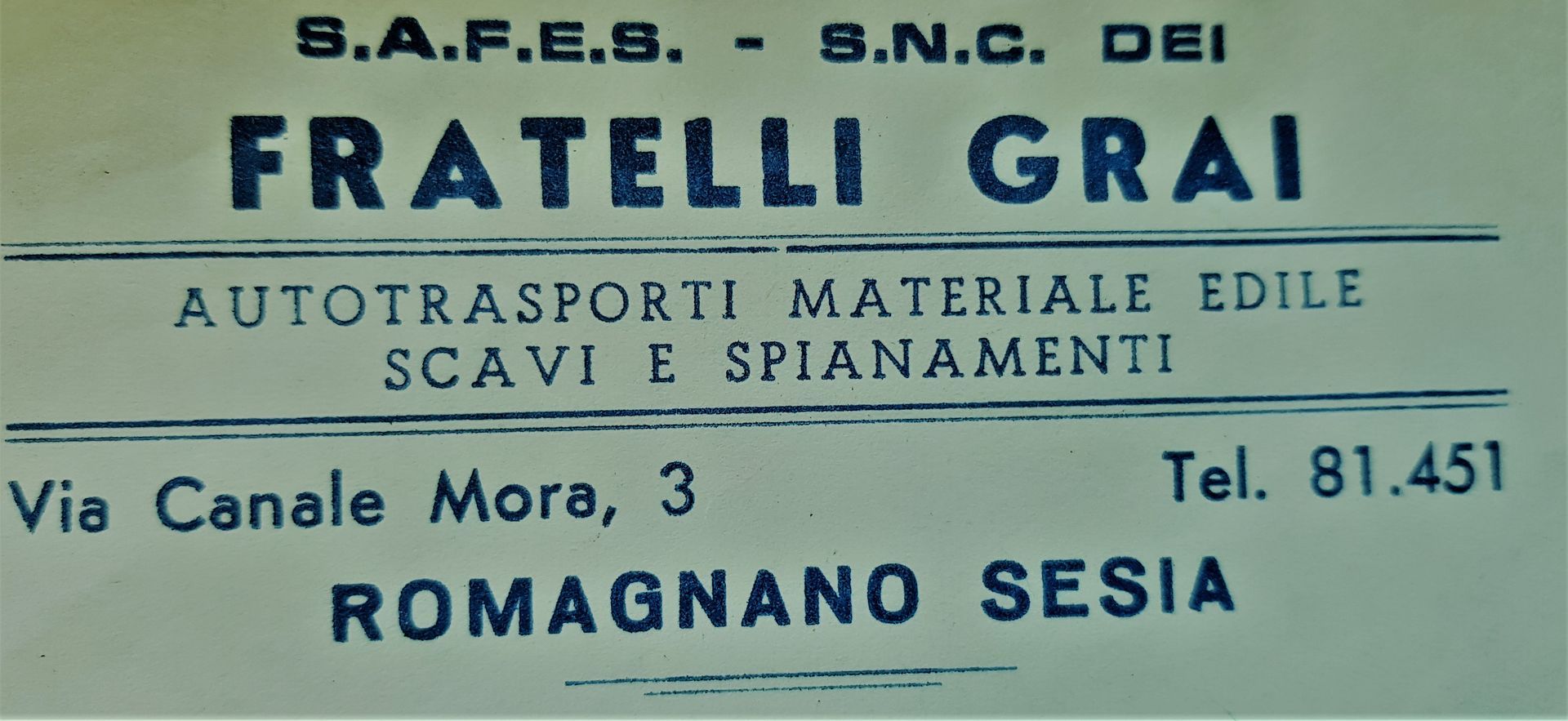 SAFES - 70 anni di esperienza