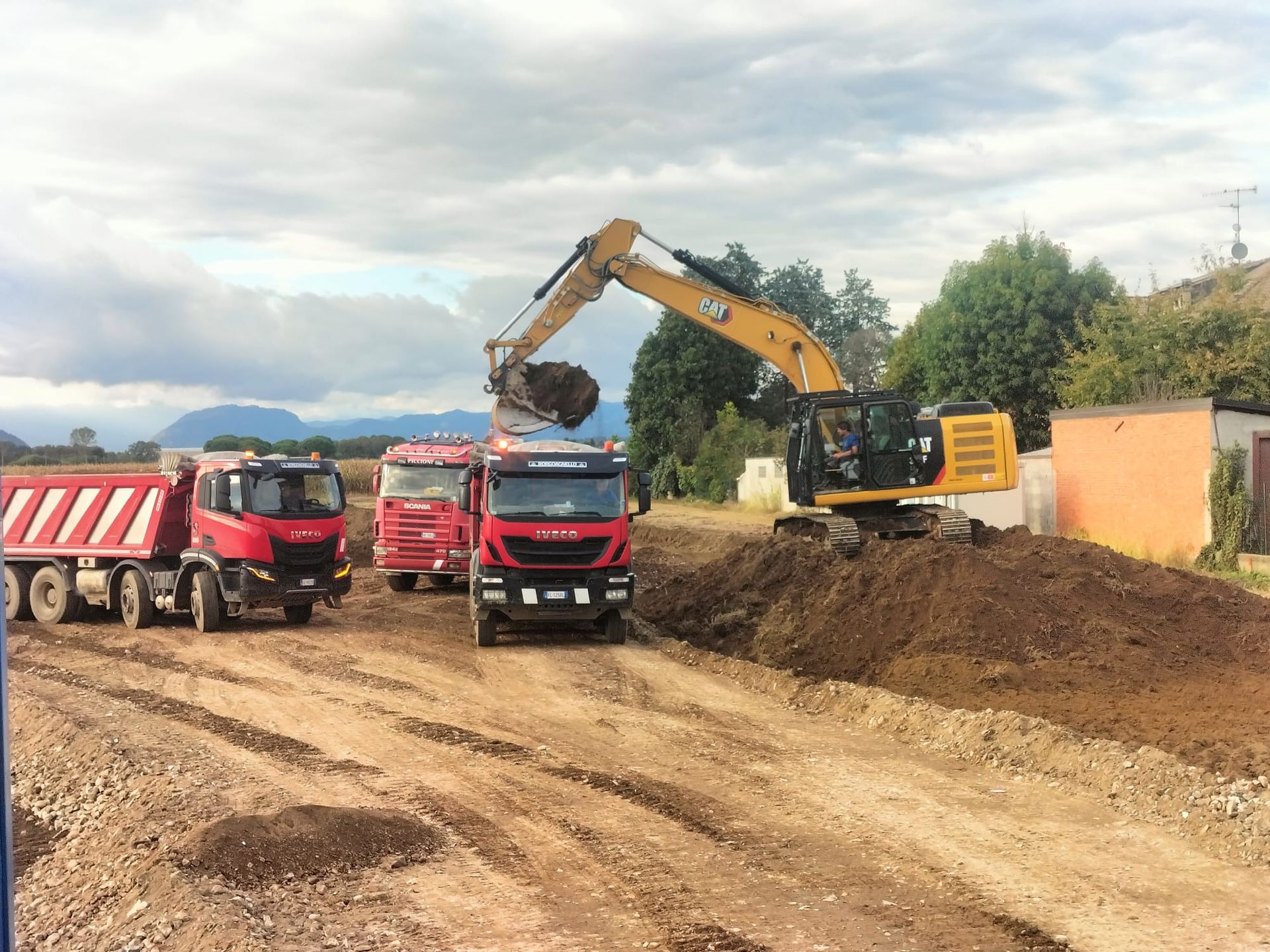 scavi e movimentazione terra a Romagnano Sesia, Novara